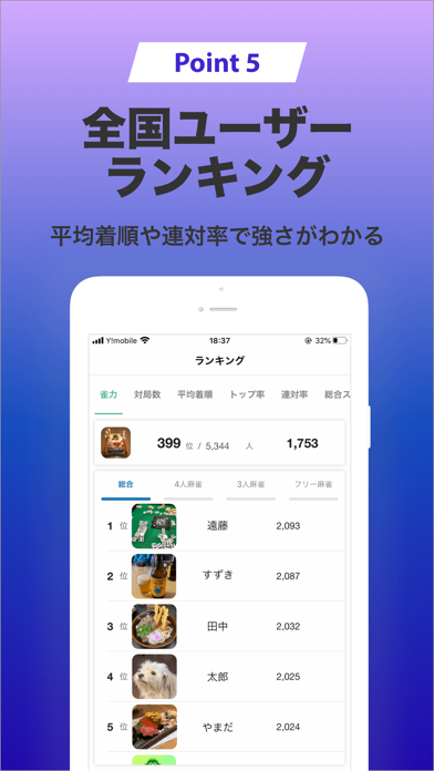 雀ログ ~麻雀の成績・収支を記録する帳簿アプリ~ screenshot1