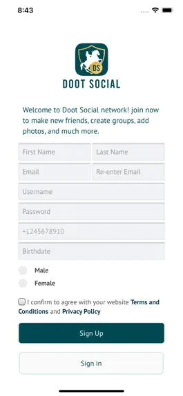 Game screenshot Doot Social apk