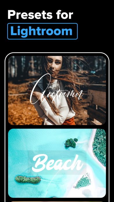 Screenshot #1 pour Lightroom Presets - Filterr