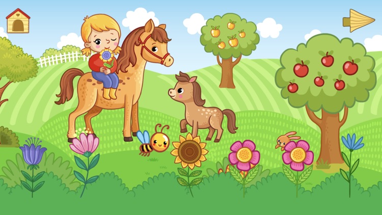 Funny Farm! Toddler flashcards screenshot-4