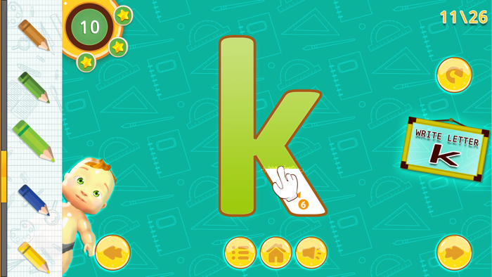 ABC Kids Letter Tracing Game