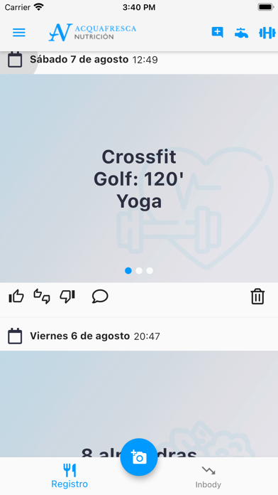 Acquafresca Nutrición Screenshot