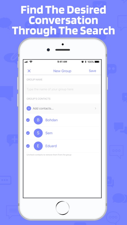 Contacts group screenshot-3