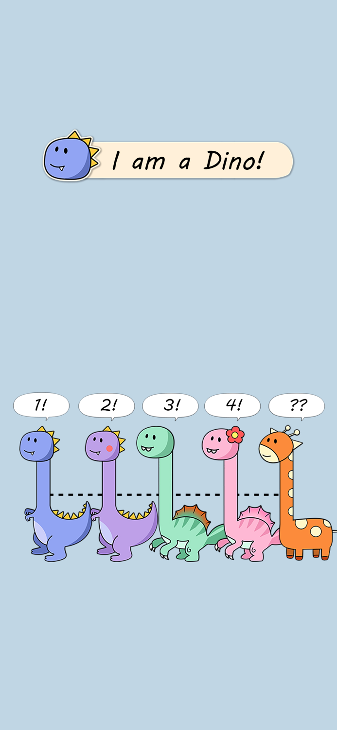 I am a Dino - Am i cute