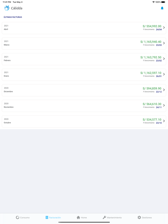 Screenshot #6 pour Cálidda - Oficina Empresas