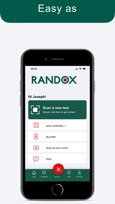 Randox CertiFly Screenshot