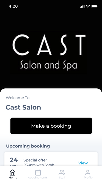 Cast Salon Screenshot