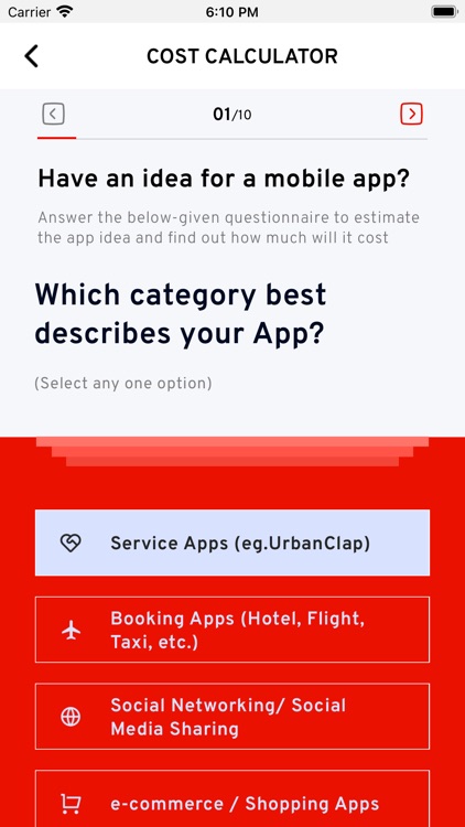 Cost Calculator. screenshot-3