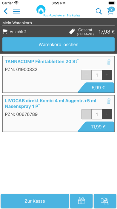 Ratsapotheke am Marktplatz Screenshot