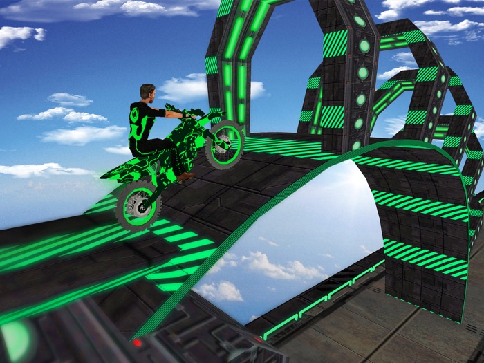 Mega Ramp Stunt Bike Games