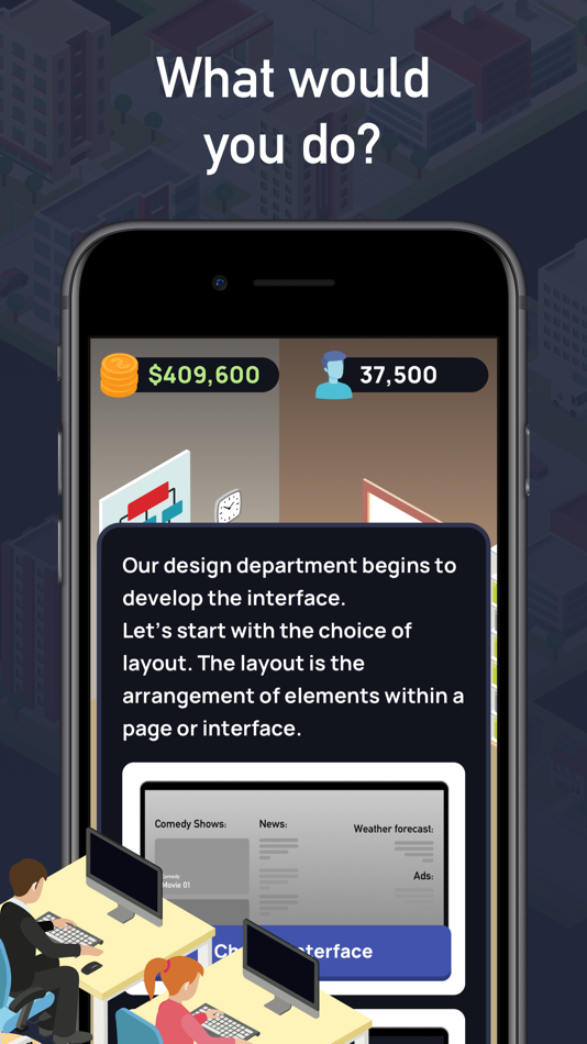 #2. The Startup: Interactive Game (iOS) 由: Wolf Gaming