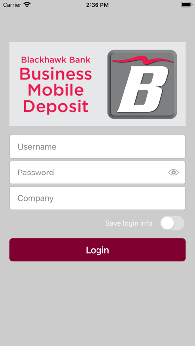 Blackhawk Biz Mobile Screenshot