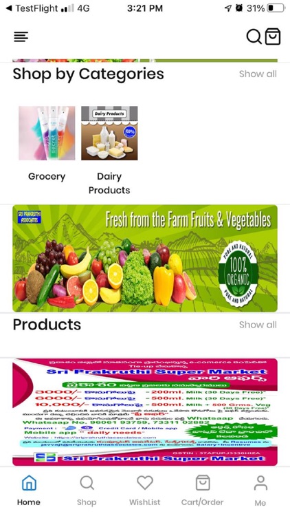 Daily Needs-Sri Prakruthi Assc