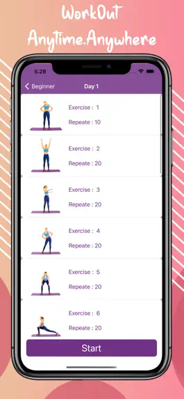 Game screenshot Glute Workout at Home hack