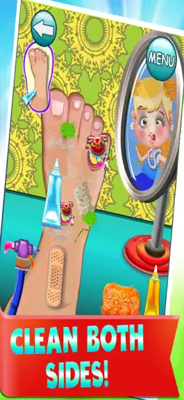 Game screenshot Smelly Foot & Toe Nail Cleaner hack