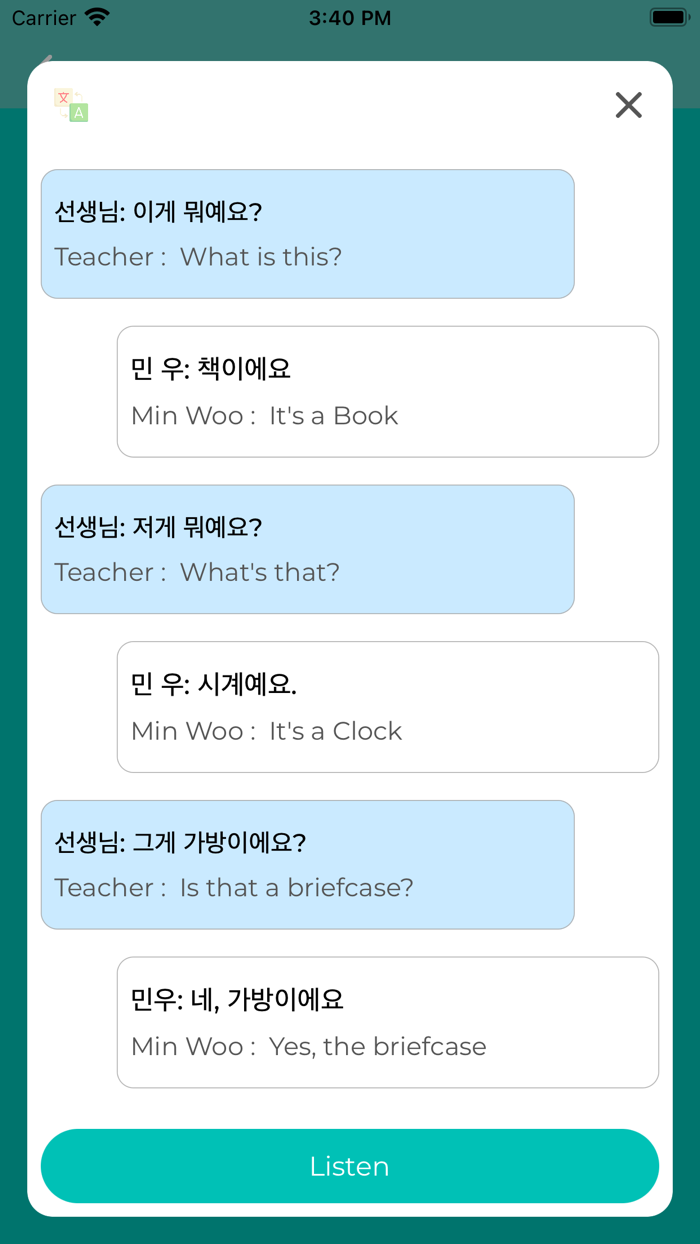 Korean Communication - Topik