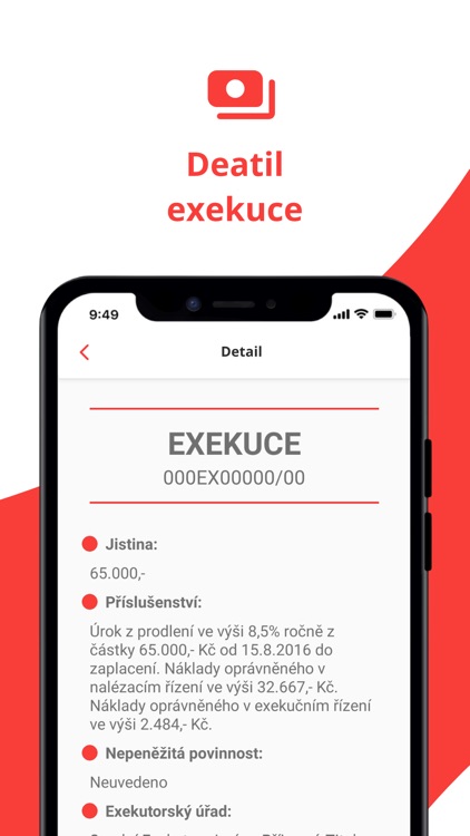 Vyhledávání Exekucí