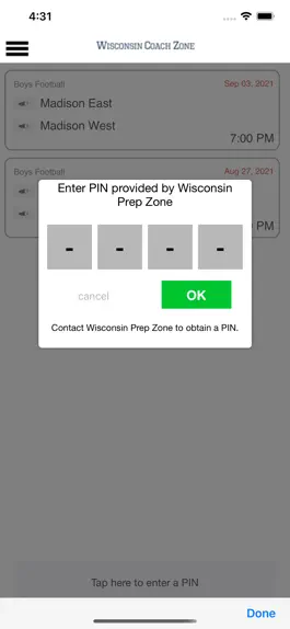 Game screenshot Wisconsin Coach Zone hack