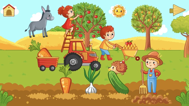 Funny Farm! Toddler flashcards screenshot-7