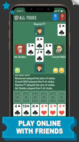 Game screenshot All Fours Trini Card Game apk