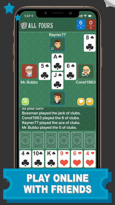 All Fours Trini Card Game Screenshot