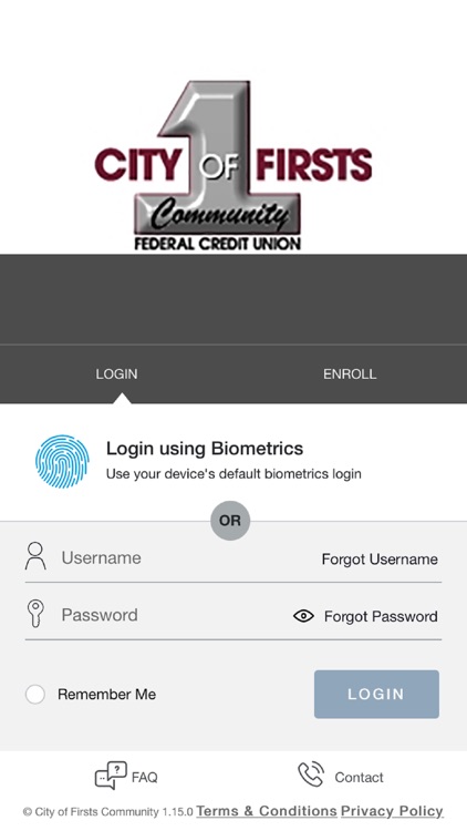 City of Firsts FCU Wallet