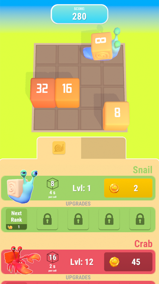 #1. Merge Cubes 3D (iOS) By: WANNATEST GAMES LTD