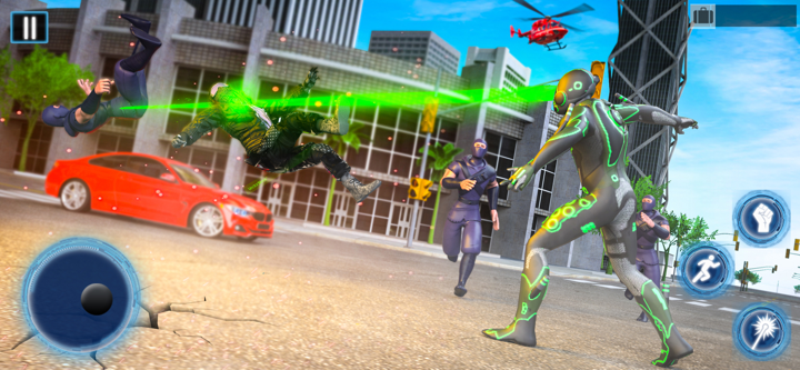 Real Stickman Rope Hero Fight screenshot 1