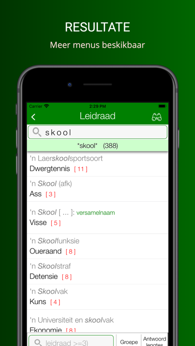 Blokkiesraaisel Woordeboek Screenshot