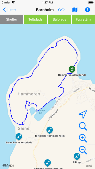 Vandreruter på Bornholm Screenshot