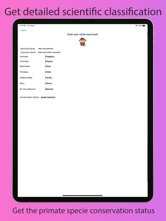 Screenshot #6 pour Primate Identifier