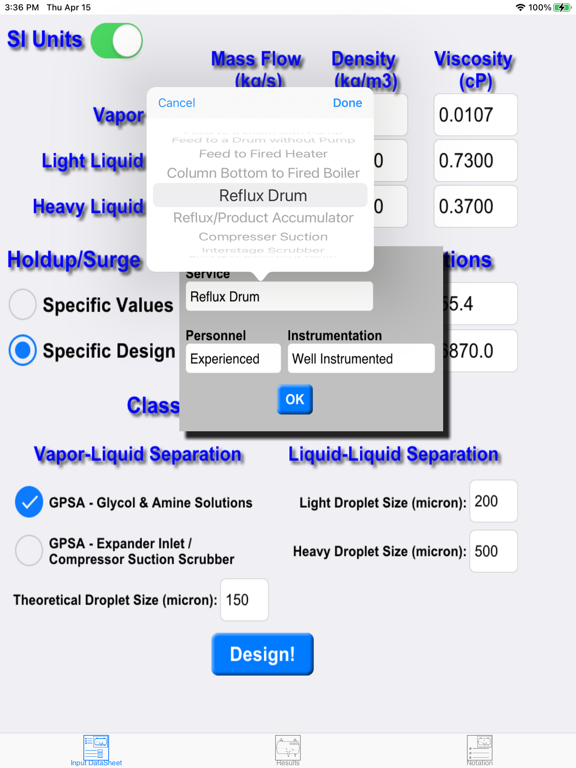 Screenshot #6 pour Three Phase Separator