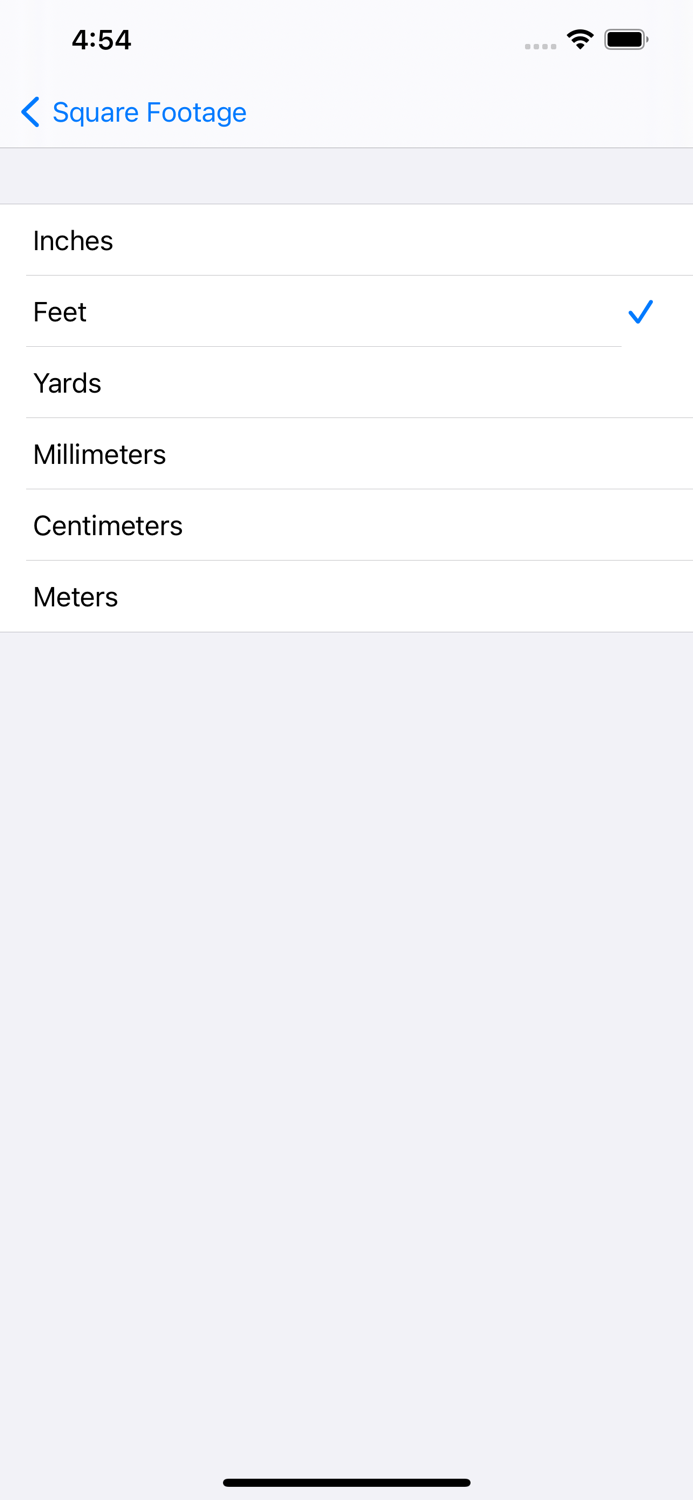 Square Footage Assistant