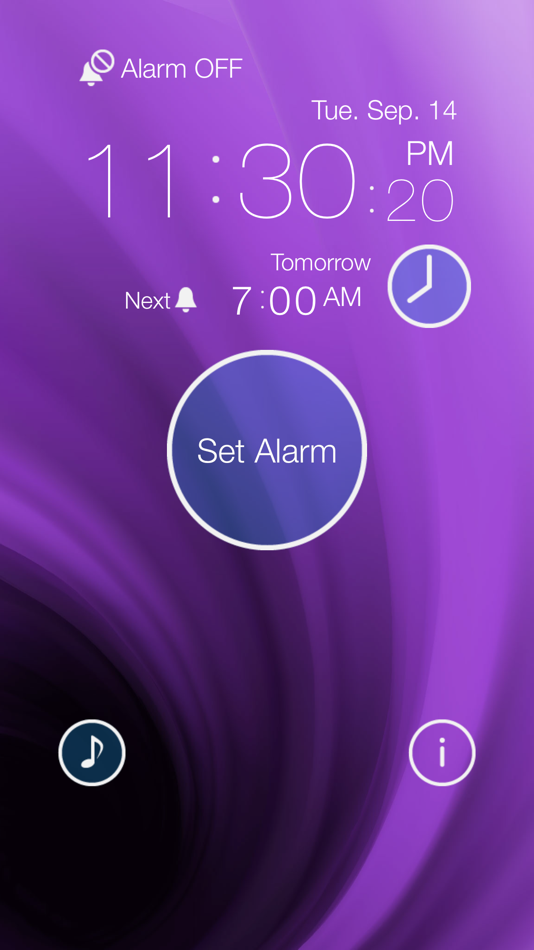 #4. Weekly Alarm Clock (iOS) 由: HANBUNCO, INC.
