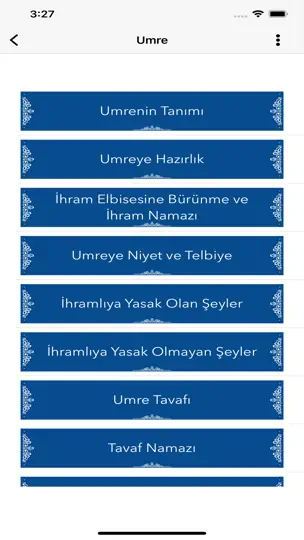 Diyanet Hac Ve Umre Rehberi iPhone Ekran Görüntüsü 7