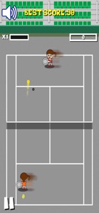Retro Tiny Tennis screenshot #1 for iPhone