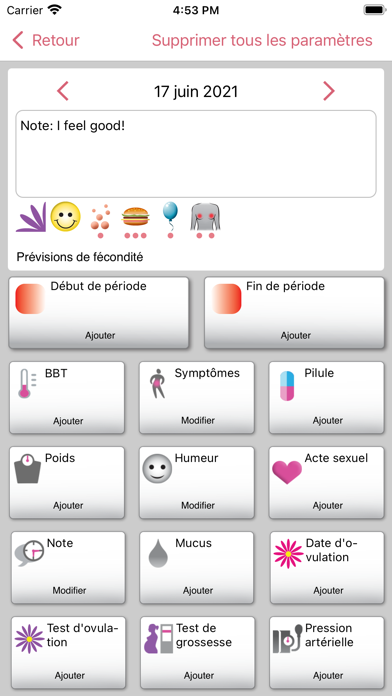 Screenshot #3 pour WomanLog Pro Calendrier