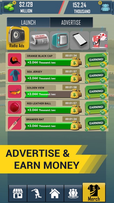 Cricket CEO 2021 Screenshot