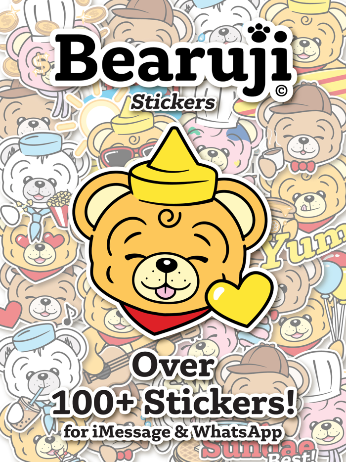 Bearuji Stickers