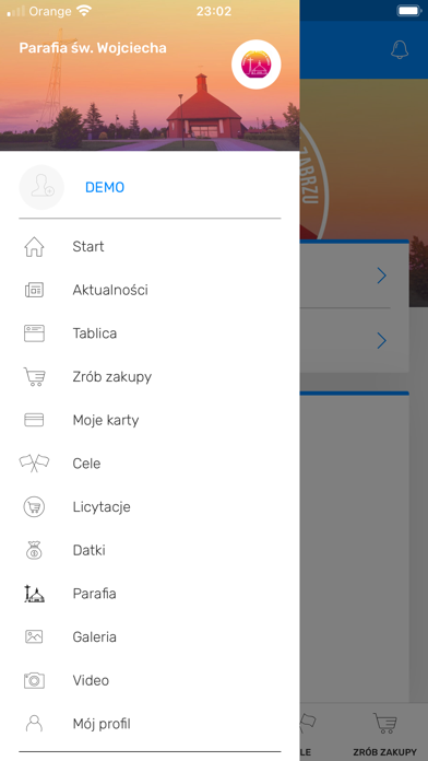 Parafia św. Wojciecha Screenshot