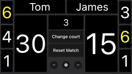 simple tennis scoreboard iphone screenshot 1