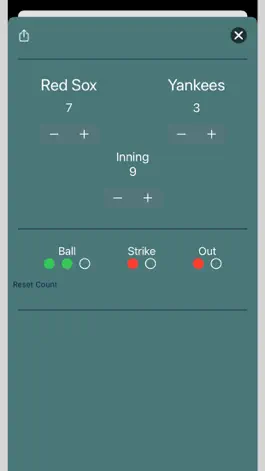 Game screenshot Quick Baseball Scoreboard apk