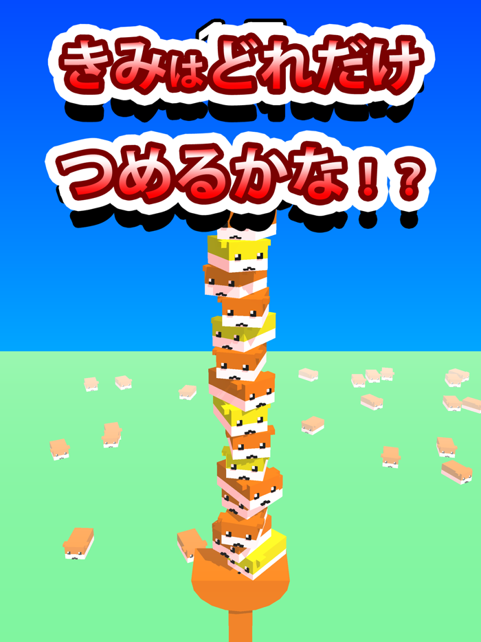 モルモット タワー  バランス の 限界 に チャレンジ