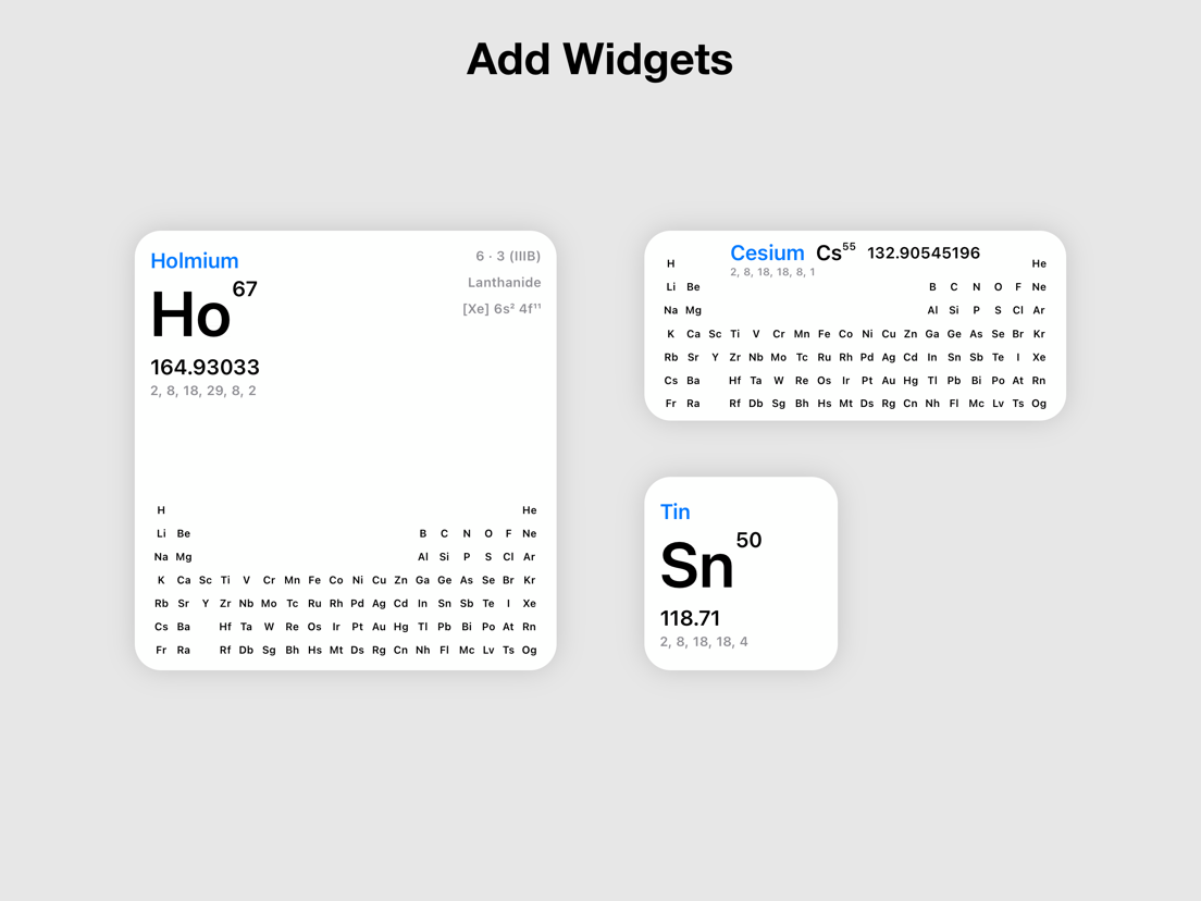 Periodiek Systeem Chemie 2024 App voor iPhone, iPad en iPod touch