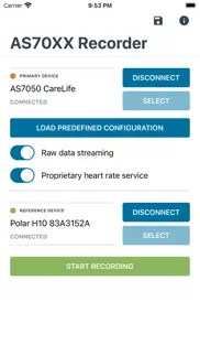 ams as70xx recorder iphone screenshot 1