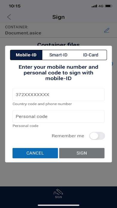 How to cancel & delete RIA DigiDoc from iphone & ipad 2