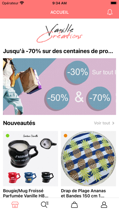 Screenshot #1 pour Vanille Créations