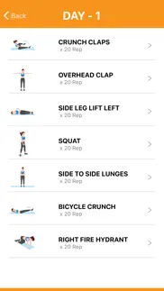 women fitness workout at home iphone screenshot 3