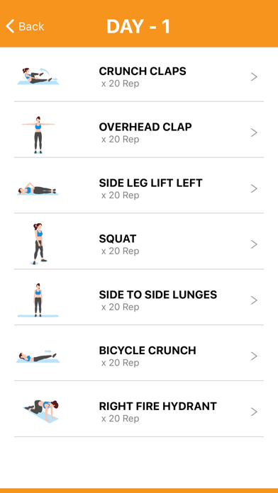 Women Fitness Workout at Home Screenshot