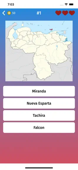 Game screenshot Venezuela: States Map Quiz apk